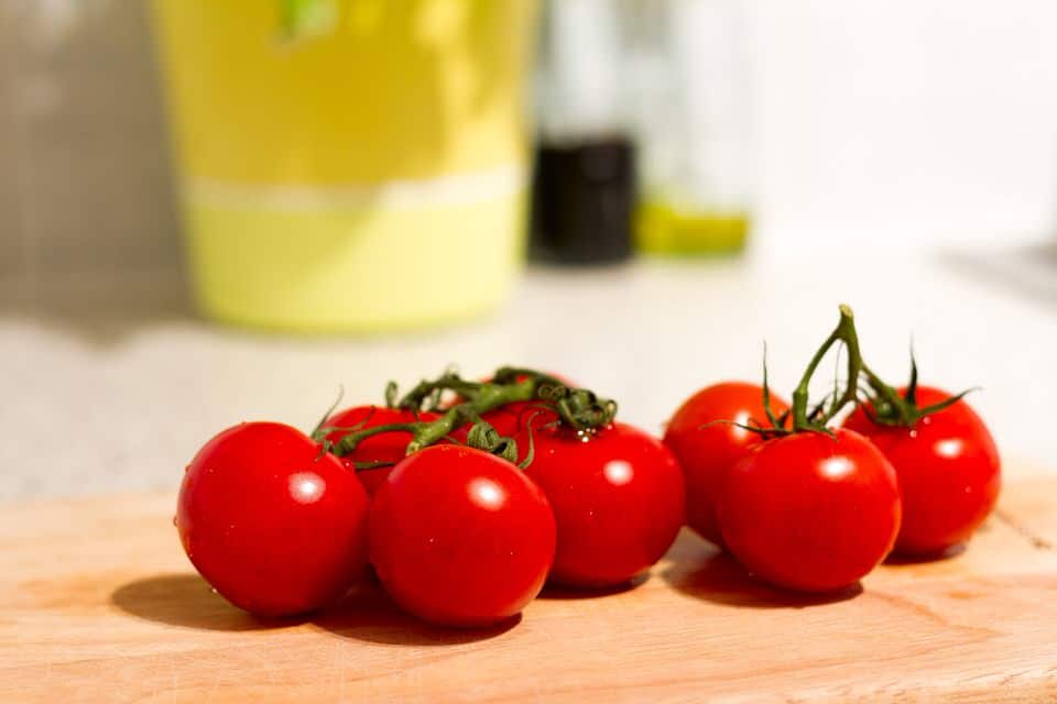 Tomaten sind vegan und lecker.